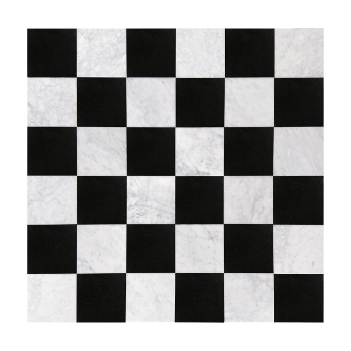 szachownica-carrara-bianco-premium-black-15x15x1