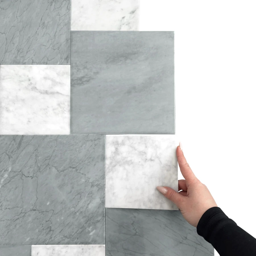 szachownica-bardiglio-imperiale-22,5x22,5x1cm-carrara-bianco-15x15x1cm