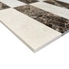 szachownica-trawertyn-ivory-emperador-dark-10x30,5x1