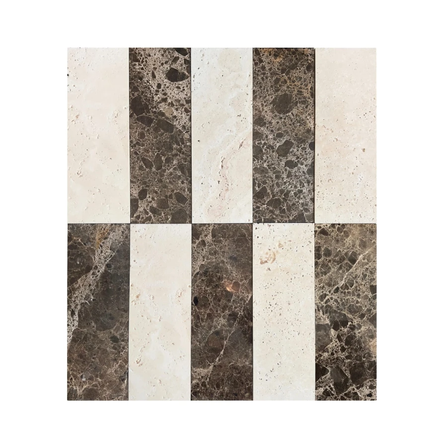 szachownica-trawertyn-ivory-emperador-dark-10x30,5x1
