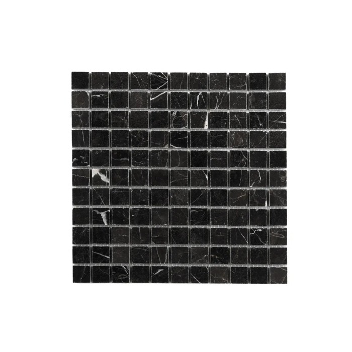 new-nero-marquina-pure-black-poler-mozaika-25x25x1cm