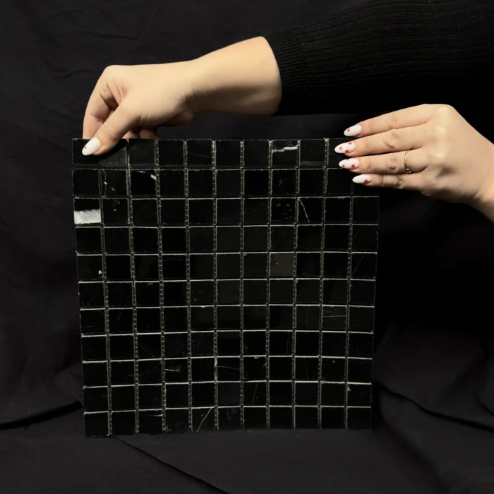 new-nero-marquina-pure-black-poler-mozaika-25x25x1cm